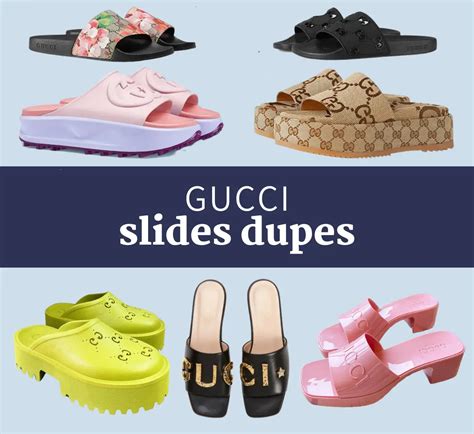 gucci slides women dupe|gucci platform slides dupe.